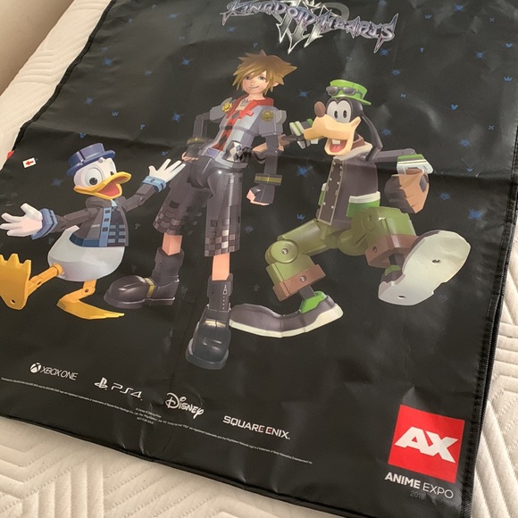 Anime Expo 2018 - Kingdom Hearts III/Dragon Quest XI Extra Large Promo Tote Bag - Picture 7 of 10